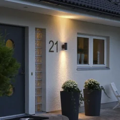 Konstsmide Utendørs vegglampe New Modena 2 lyskilder svart Best