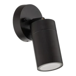 Konstsmide Utendørs vegglampe New Modena, GU10-spot, svart