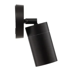 Konstsmide Utendørs vegglampe New Modena, GU10-spot, svart