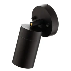 Konstsmide Utendørs vegglampe New Modena, GU10-spot, svart