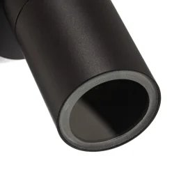 Konstsmide Utendørs vegglampe New Modena, GU10-spot, svart