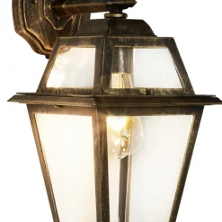 Searchlight Utendørs vegglampe New Orleans, nedovervent lykt