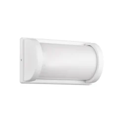 Reality Leuchten Utendørs vegglampe Puelo av trykkstøpt alu, hvit| Vegglamper Utendørs