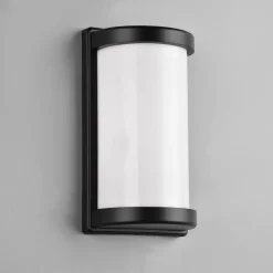 Reality Leuchten Utendørs vegglampe Puelo, støpt aluminium svart Sale