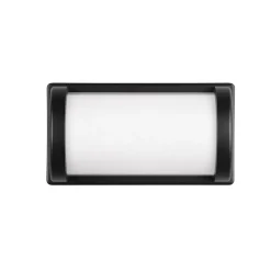 Reality Leuchten Utendørs vegglampe Puelo, støpt aluminium svart Sale