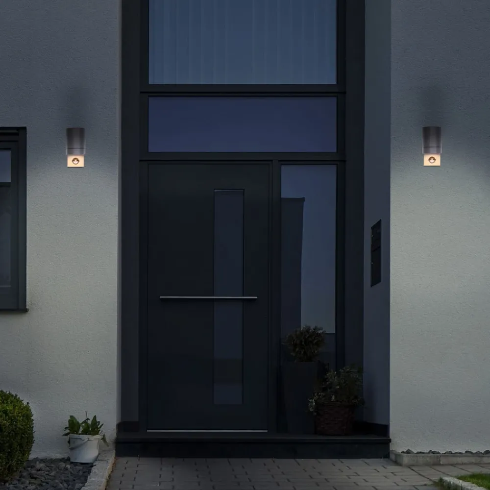 Näve Utendørs vegglampe Rombe med sensor, 1 lyskilde| Utebelysning Med Sensor|Utebelysning Med Sensor