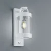 Trio Lighting Utendørs vegglampe Sambesi, bevegelsessensor, hvit| Vegglamper Med Sensor|Vegglamper Utendørs