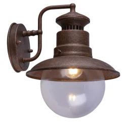 Globo Utendørs vegglampe Sella av rustfarget stål| Vegglamper Utendørs