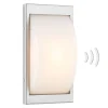 LCD Utendørs vegglampe 068SEN, Sensor, Stål, 33 cm, E27| Vegglamper Med Sensor