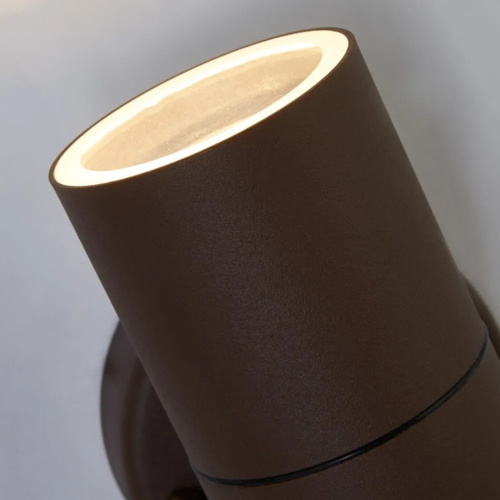 Searchlight Utendørs vegglyskaster Metro, up/down, IP44, rust| Utespotter