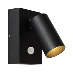 Lucide Utendørs veggspotlight Taylor Sensor, 1 lyskilde, svart Best