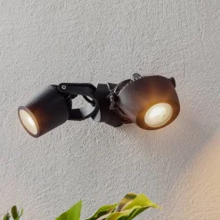 Fumagalli Utespot Minitommy, 2 lyskilder, CCT, svart/frost| Utespotter