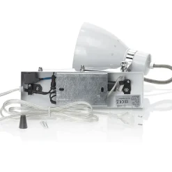 Steinhauer Uttrekkbar vegglampe Kordian i metall, hvit Outlet