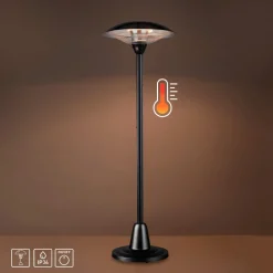 JUST LIGHT. Varmeelement til gulv Glow, IP34, 1 500W/3 000W| Møbel Og Interiør