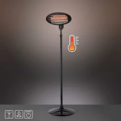 JUST LIGHT. Varmeelement til gulv Glow, IP34, 650W/1350W/1500W Online