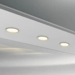 Evotec Varmhvit innfelt Cubic 68 LED-lampe i sett med tre