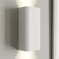 Nowodvorski Lighting Vegglampe Bergen opp & ned, hvit New