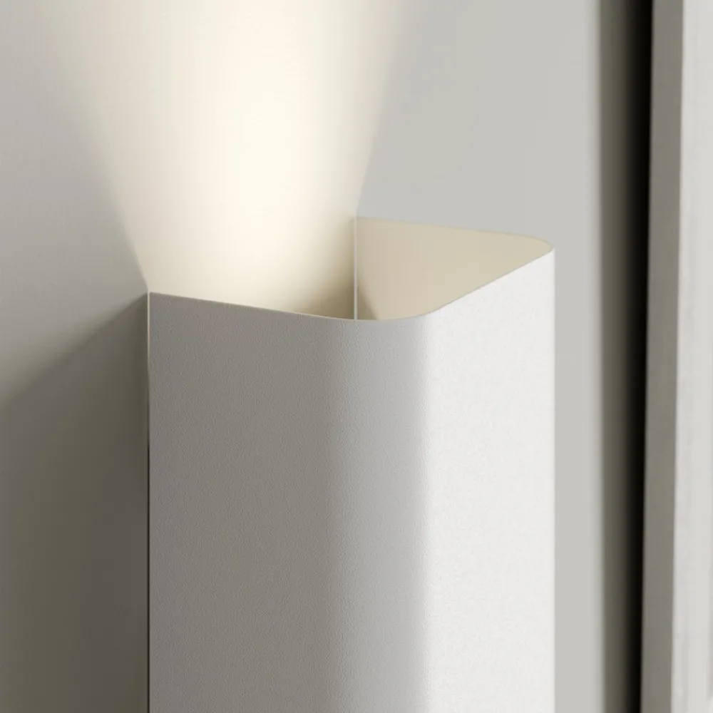 Nowodvorski Lighting Vegglampe Bergen opp & ned, hvit New