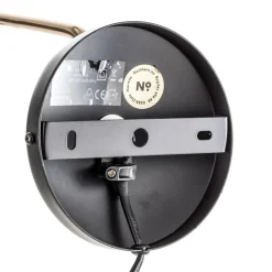 Northern Vegglampe Birdy i retrodesign i svart/messing| Vegglamper