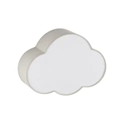 TK Lighting Vegglampe Cloud, beige, 43 cm bred, tekstil, sky, E27| Vegglamper