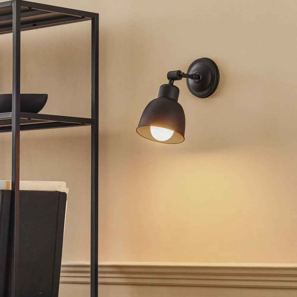 Euluna Vegglampe Emoti, 1 lyskilde, svart Outlet