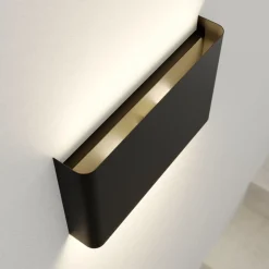 Nowodvorski Lighting Vegglampe Haga, sett med 3, grafitt, G9, opp/ned, 15 cm høy| Design- Og Hotellbelysning|Vegglamper