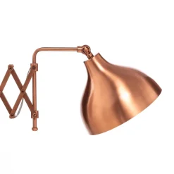 Avonni Vegglampe HAP-9082-CPR med skjærarm, kobber| Kontorbelysning|Vegglamper