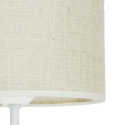 Duolla Vegglampe, jute, hvit/beige, leselampe| Vegglamper