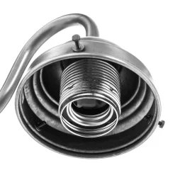 Berliner Messinglampen Vegglampe Larry, nikkel matt Best