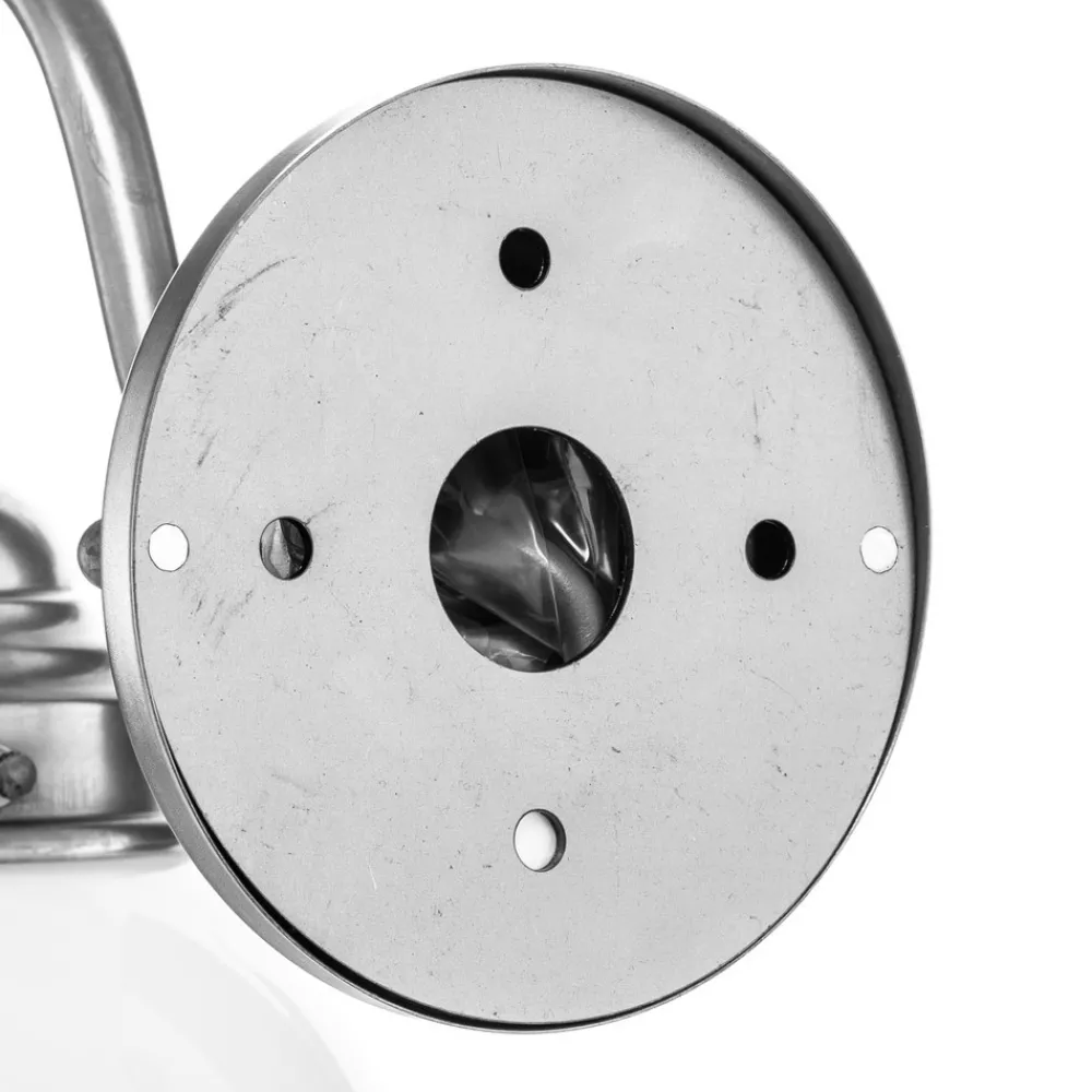 Berliner Messinglampen Vegglampe Larry, nikkel matt Best