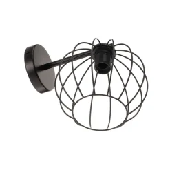 SIGMA Vegglampe Madam, svart, med burskjerm| Vegglamper