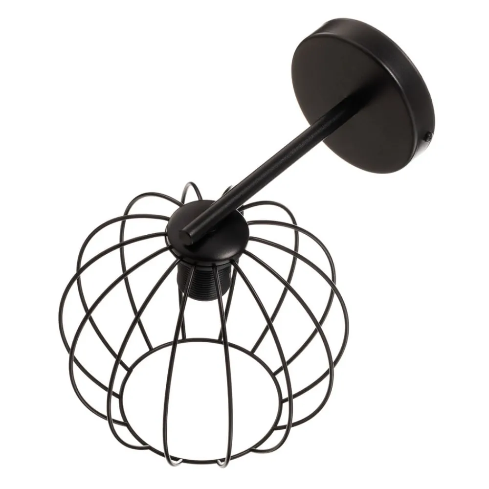 SIGMA Vegglampe Madam, svart, med burskjerm| Vegglamper