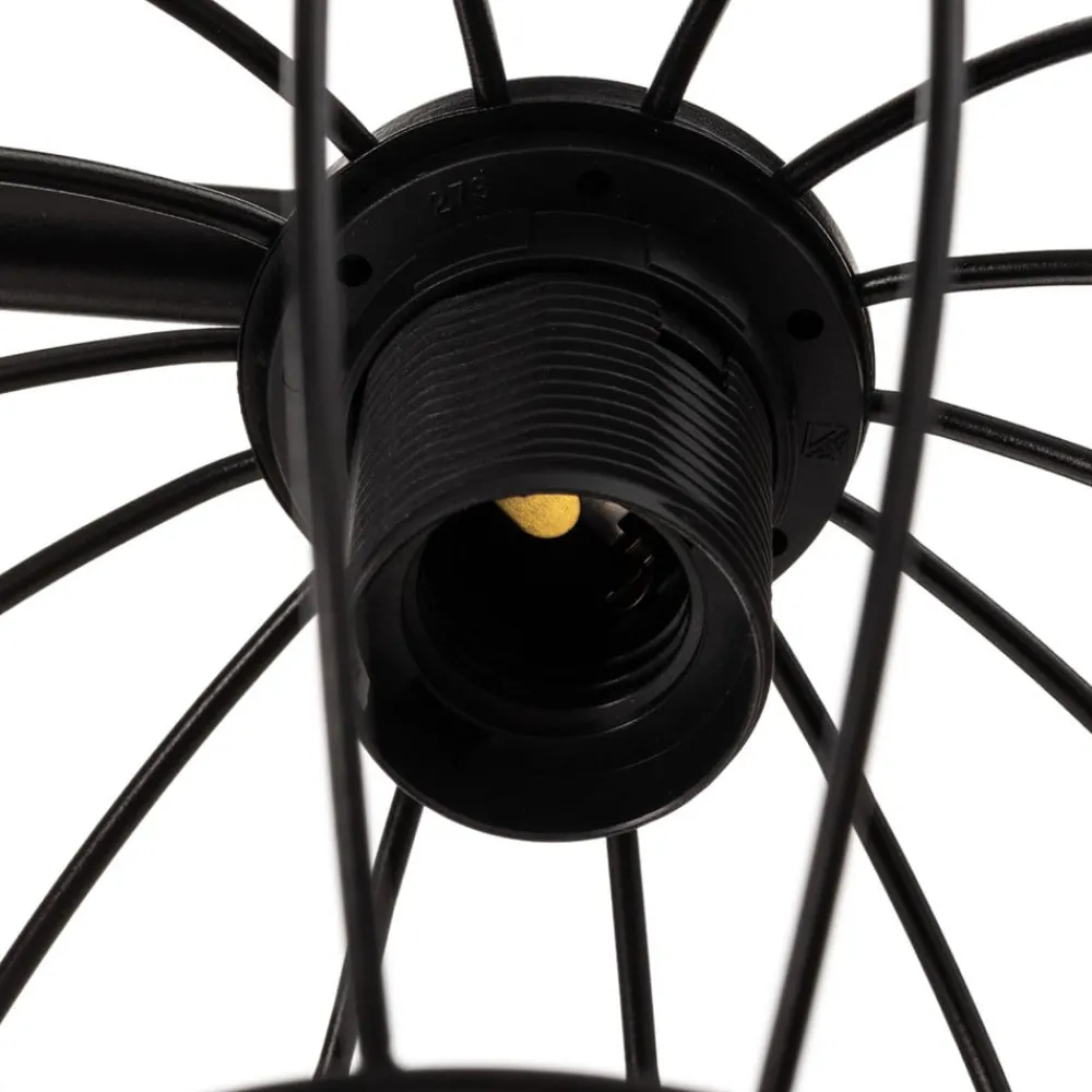 SIGMA Vegglampe Madam, svart, med burskjerm| Vegglamper