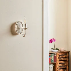 HELAM Vegglampe Malbo i hvitt, 1 lyskilde| Vegglamper