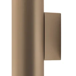 Argon Vegglampe Marion Plus, gull, GU10, stål, høyde 18 cm| Vegglamper