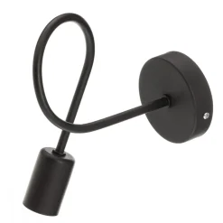 HELAM Vegglampe Oxford i metall i svart Online