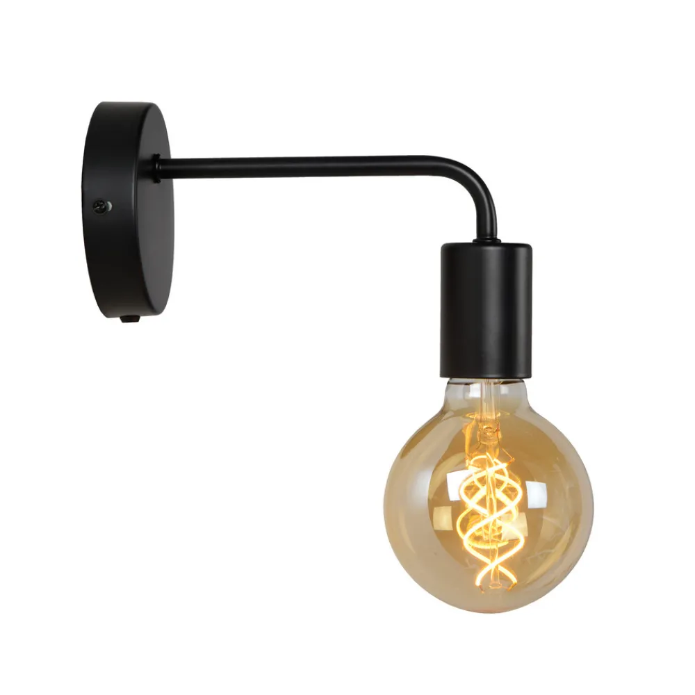 Lucide Vegglampe Scott, svart
