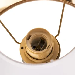 Luminex Vegglampe Soho, konisk, leselampe hvit/gull Outlet