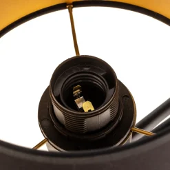 Luminex Vegglampe Soho sylindrisk leselampe svart/gull