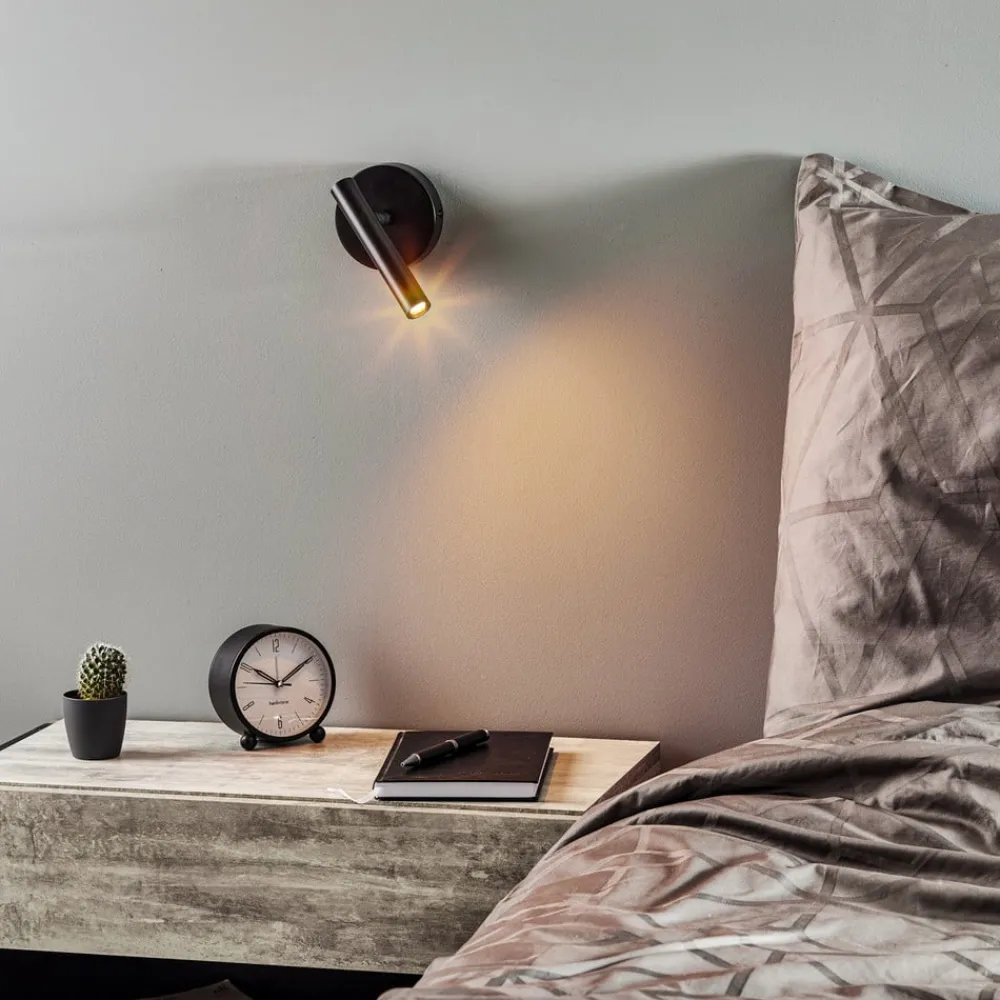 SIGMA Vegglampe Sopel Høyde 15 cm, svart| Vegglamper