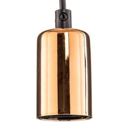 EMIBIG LIGHTING Vegglampe Spark K1 i svart og kobber