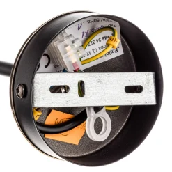 EMIBIG LIGHTING Vegglampe Spark K1 i svart og kobber