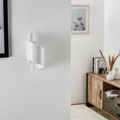 EMIBIG LIGHTING Vegglampe Spiner hvit, høyde 30 cm, stål| Design- Og Hotellbelysning|Vegglamper