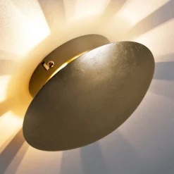 Brilliant Vegglampe Sunset gull-antikk| Vegglamper