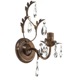 ONLI Vegglampe Teresa som lysekrone, 1 lyskilde| Design- Og Hotellbelysning|Vegglamper