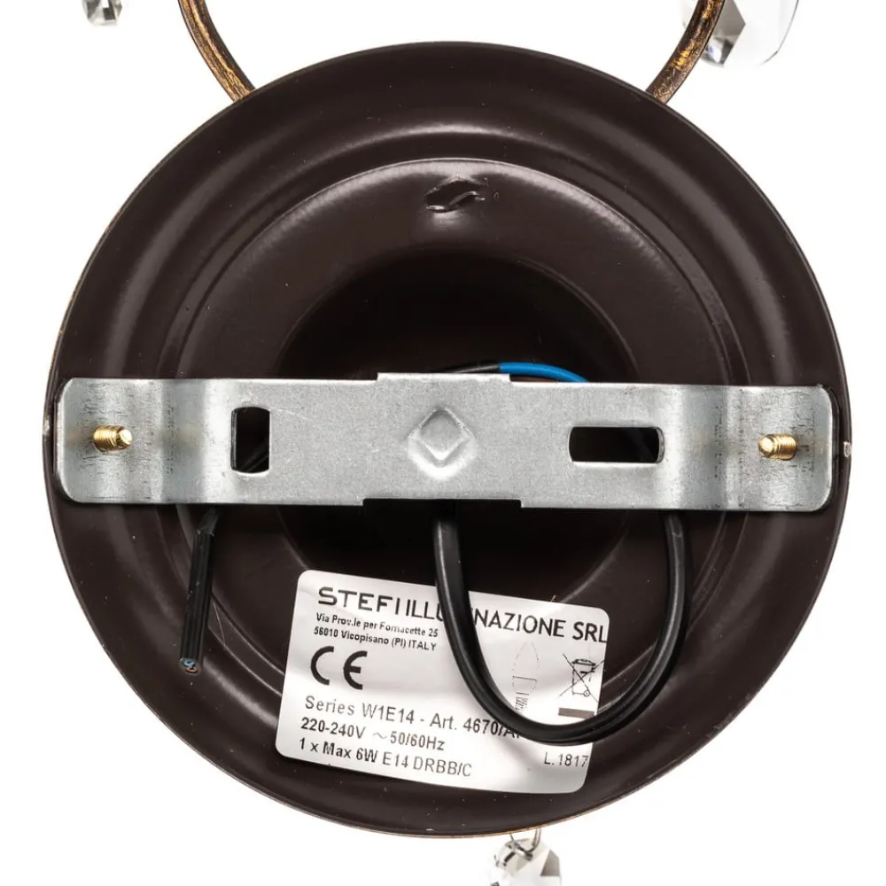 ONLI Vegglampe Teresa som lysekrone, 1 lyskilde| Design- Og Hotellbelysning|Vegglamper