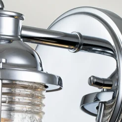 KICHLER Vegglampe til bad Ashland Bay, 1 lyskilde, krom Online