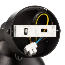 SIGMA Vegglampe Trial, skjerm svingbar, svart/gull| Vegglamper