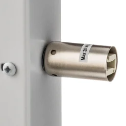 EMIBIG LIGHTING Vegglampe Vero i hvitlakkert stål| Vegglamper