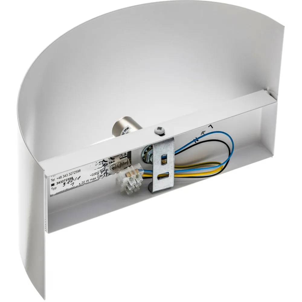 EMIBIG LIGHTING Vegglampe Vero i hvitlakkert stål| Vegglamper